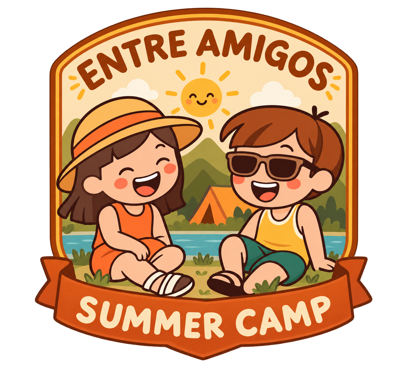 Emblema Entre Amigos Summer Camp